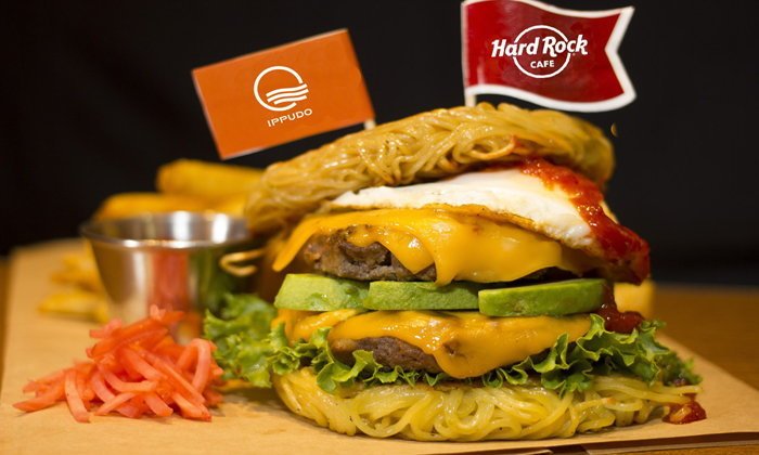 เมื่อราเมงจากร้านยอดฮิต IPPUDO แปลงร่างเป็นเมนูสุดพิเศษ เบอร์เกอร์ราเมง